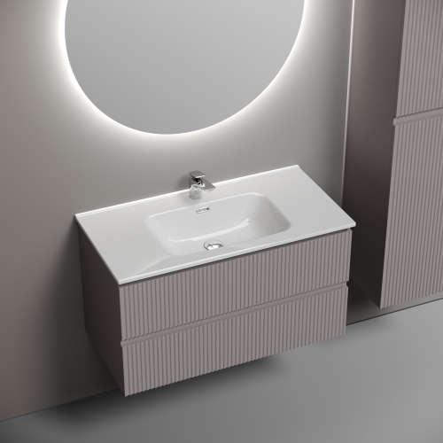 Тумба под раковину Sancos SNOB R SNR90SM 89х44,5х50 настенная - фото 4
